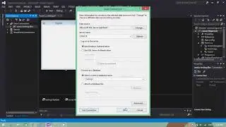 MS server Database connecting with visual studio server explorer