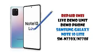 Samsung S10 series N770X N770F Note 10 Lite free firmware demo and paid network activation