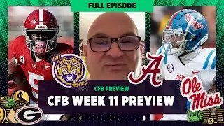 CFB Week 11 Preview: #3 Georgia at #16 Ole Miss, #11 Alabama at #15 LSU & more | Bear Bets