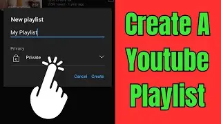 How To Create Youtube Playlist On Phone || youtube playlist mobile