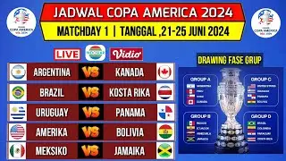 Jadwal Copa America 2024~Jadwal Fase Grup Copa America Matchday 1~Copa America 2024~Live Indosiar