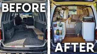 DIY Camper Van Conversion | EPIC TIMELAPSE (Full Build Under 30 Days)