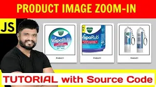 Ep122 - Product Zoom-in javascript no library tutorial with source code