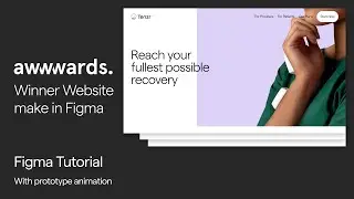 Awwwards winner website remake| Figma tutorial