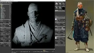 Shinobi | Game Character | Part 6 | Retop UV Bake