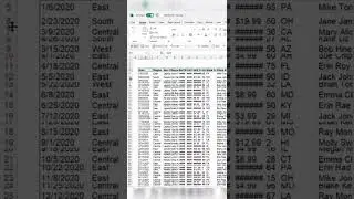 Learn how to arrange data in Excel