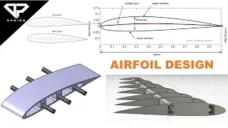 Importing Airfoil Coordinates to Solidworks for Modeling | Airfoil Design | Aerodynamics | DP DESIGN