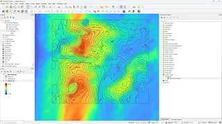 Create Contours from Point Clouds in QGIS