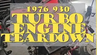 Porsche 1976 Turbo Engine Teardown