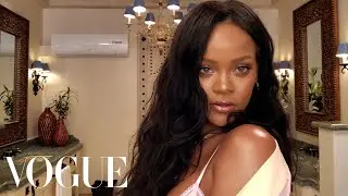 Rihannas Epic 10-Minute Guide to Going Out Makeup | Beauty Secrets | Vogue