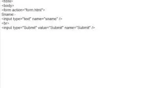 How to create Submit Button in HTML using forms