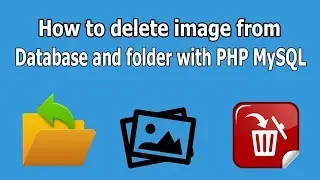 How to delete image from database and folder with PHP MySQL