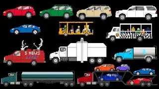 Street Vehicles 5 - Cars, Trucks & SUV's - The Kids' Picture Show (Fun & Educational Learning Video)