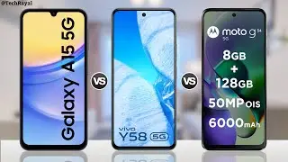 Samsung Galaxy A15 5g vs Vivo Y58 5g vs Moto G54 5g || Full Comparison