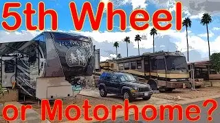 5th Wheel vs Motorhome - Full Time RV Living