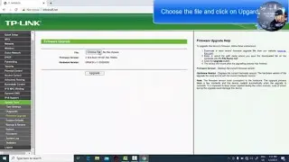 How To Upgrade TP-Link Router Firmware Tp-Link TL-WR841N Firmware