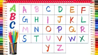 How To Write English Alphabet Letters | Capital Letters writing | ABCD | #toddlers