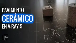 Piso cerámico realista en V-ray 5 para Sketchup - Cómo configurar