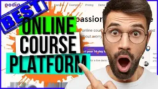 BEST ONLINE COURSE PLATFORM - Online Course Platform Review!