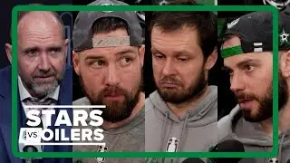 Stars vs. Oilers | DeBoer, Benn, Dadonov and Seguin react to Game 1 Western Conference Final loss