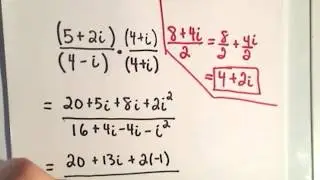 Complex Numbers - Multiplying and Dividing