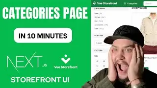 Build an eCommerce Categories page in 10 minutes | Storefront UI 2, React, Vue Storefront 🚀 🛒