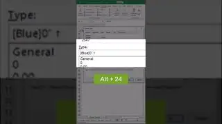 How to use Custom Number Formatting to show positive/negative value in colors with symbols 