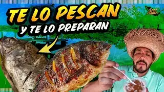 Lo PESCAMOS y nos lo PREPARAN al momento en Puerto Ceiba - El Paraíso, Tabasco