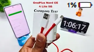 OnePlus Nord CE 4 Lite 5G Charging Test 0 To 100% | nord ce 4 lie battery test | 80W Charger..?