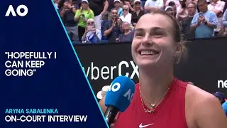 Aryna Sabalenka On-Court Interview | Australian Open 2024 Third Round