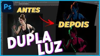 Como Fazer Efeito Dual Lighting  no #Photoshop