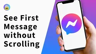 How to See First Message on Messenger Without Scrolling | New Messenger Trick