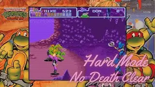 TMNT: Turtles in Time Hard Difficulty / No Death Clear (SNES)