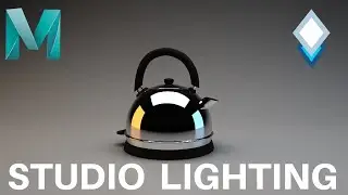 Maya Redshift Simple Studio Lighting Setup