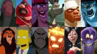 Defeats of My Favorite Animated Movie Villains Part 1 (Re-Upload)