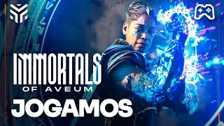 IMMORTALS OF AVEUM TEM COMBATE INOVADOR MAS UM UNIVERSO ESQUECÍVEL