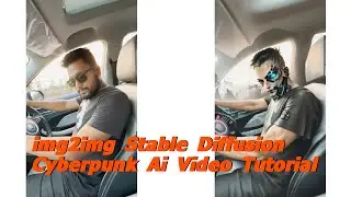 img2img Stable Diffusion Cyberpunk Ai Video Tutorial #cyberpunk2077 #stablediffusion