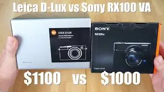 A Quick Unboxing - Leica D-Lux and Sony RX100 VA