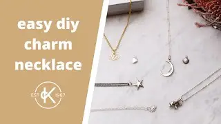 Easy DIY Charm Necklaces | Kernowcraft