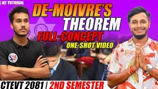 DE-MOIVRE'S THEOREM|2nd Semester|Engineering All|Question Solution🔥|@TuitionMasterSumitYadav