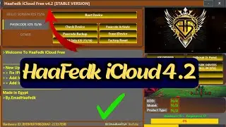 Haafedk iCloud Remove tool v4.2 download latest version 2024. bypass MDM IOS 17 with one click