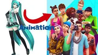 CONVERT MMD ANIMATIONS TO SIMS4 tutorial how to.