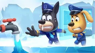 Freeze Magic | Safety Tips | Cartoons for Kids | Sheriff Labrador Police Cartoon