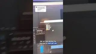 Importar Proyectos de After Effects en Premiere Pro🤯 #premierepro #aftereffects
