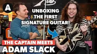 The Captain Meets Adam Slack (The Struts) & Unboxing His New Signature Guitar!