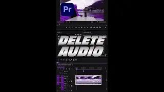 HOW TO DELETE AUDIO IN PREMIERE PRO 2021 