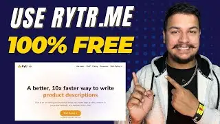 How To Use Rytr.Me AI Writing Tool For Free 😮 | Best AI Writing Tool For Bloggers c