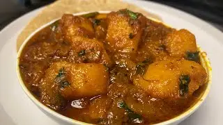 Easy & Tasty Potato Curry | Simple Potato Curry For Roti | Chapathi | Poori