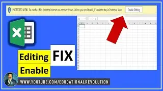 How To Disable Protected Or Remove Enable Editing Button In Excel