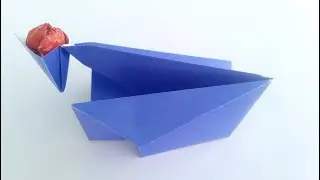 Катапульта из бумаги, стреляет, Paper catapult, shoots